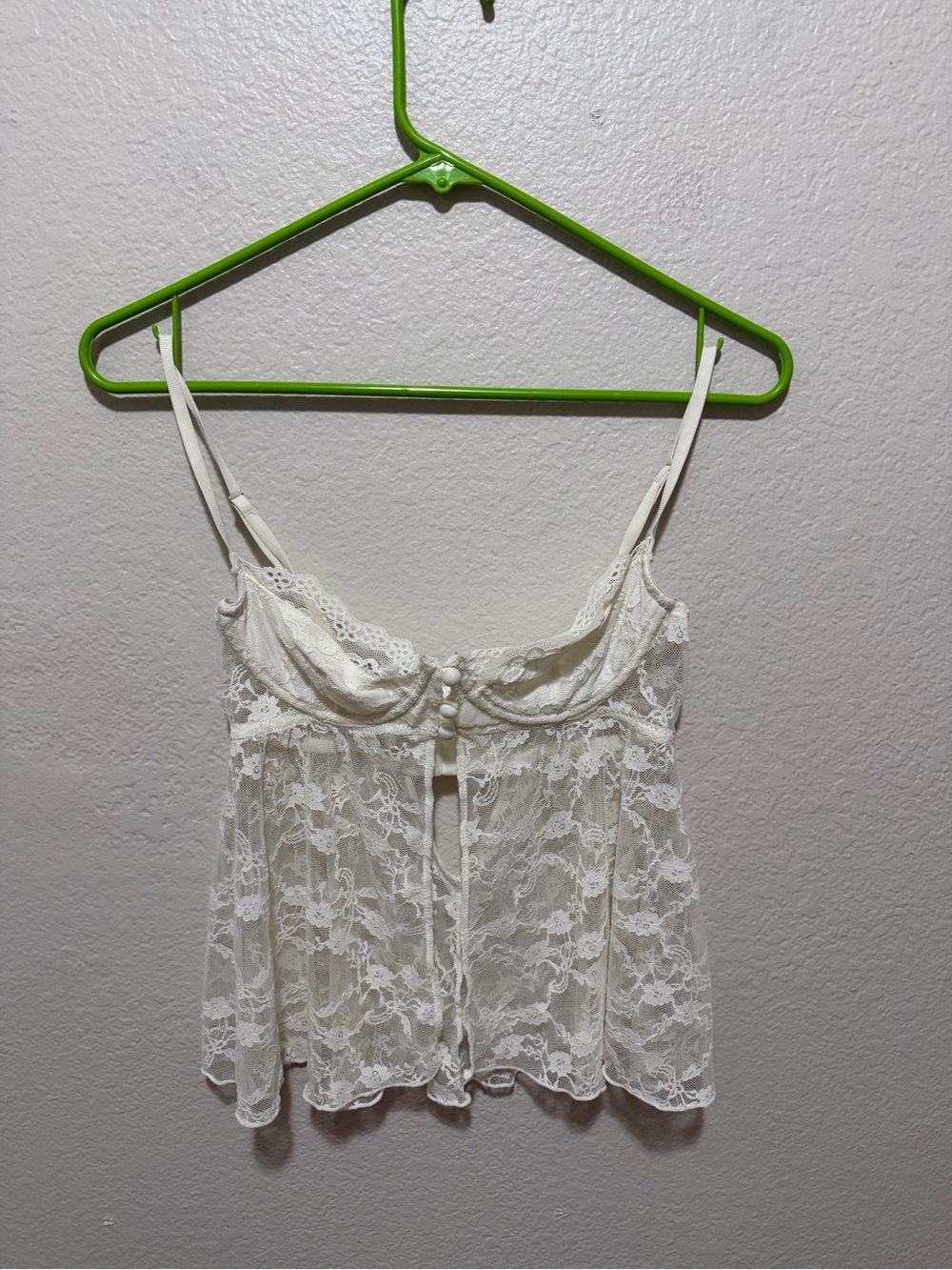 Unbranded White Lace Bustier Cami Top XXS Coquette Y2K